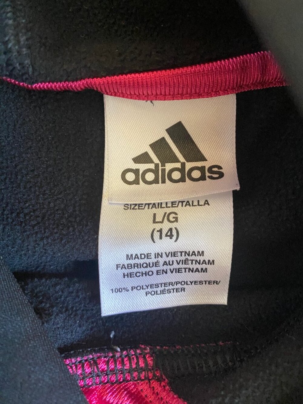 ADIDAS Unisex Kids Hooded Sweatshirt - Picture 5 of 5